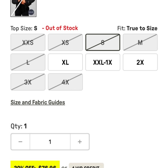 Fabletics Black Puffer Jacket with High Collar and Quilted Design -medium - Picture 4 of 7